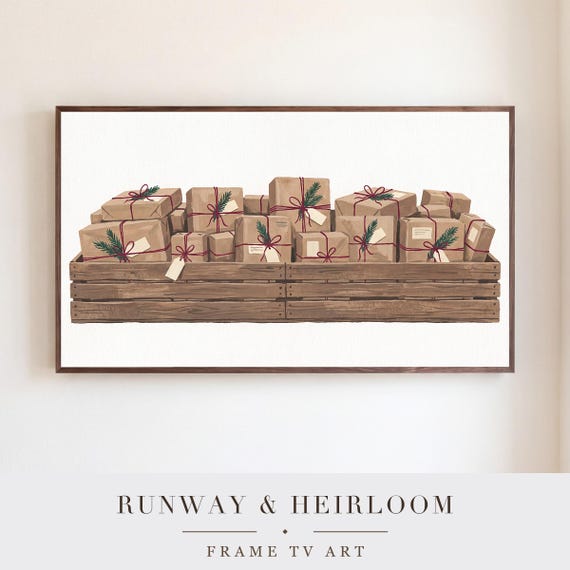 Parcel Crate Samsung Frame TV Art — view 5