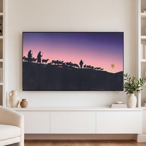 Shepherds on the Ridge Samsung Frame TV Art — view 3