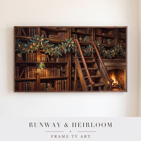 Ladder and Garland Samsung Frame TV Art — view 5