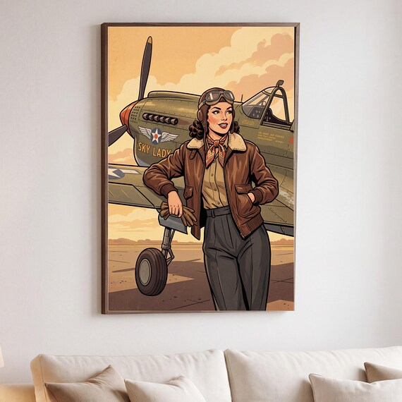 Aviation Pin Up Set of 3 — view 2