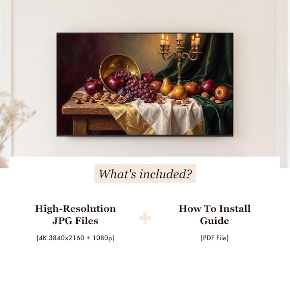 Fruit and Nuts Samsung Frame TV Art — view 4