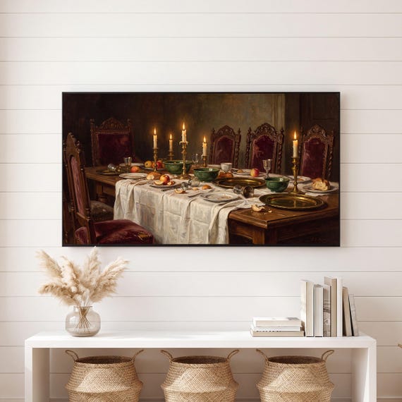 The Meal Over Samsung Frame TV Art — view 6