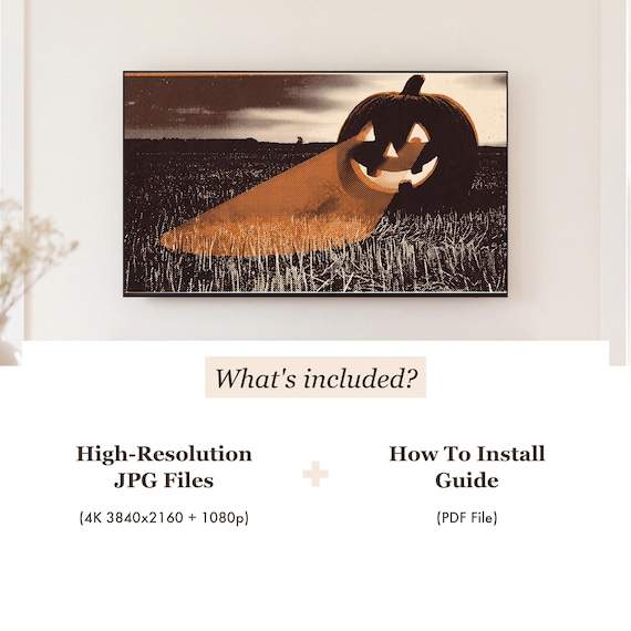 Pumpkin Porch Samsung Frame TV Art — view 4