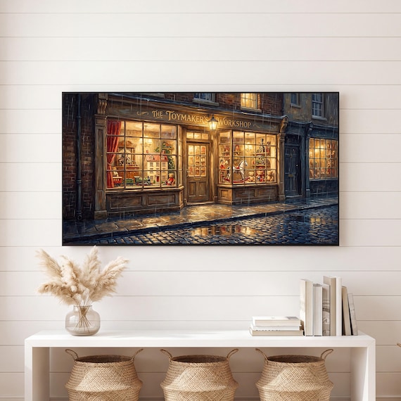 Christmas Toy Shop Samsung Frame TV Art Bundle of 6 (4K Digital Download) — view 6