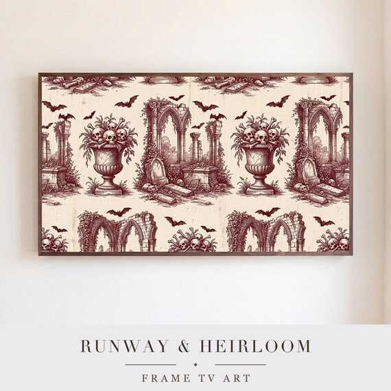 Macabre Toile Samsung Frame TV Art Bundle of 6 (4K Digital Download) — view 5