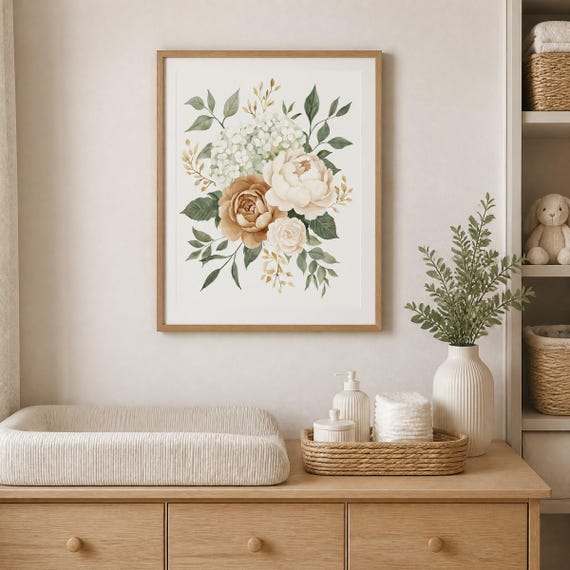 Floral Nursery Wall Art — view 2