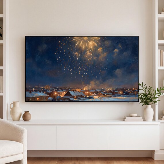 Last Embers Samsung Frame TV Art — view 3