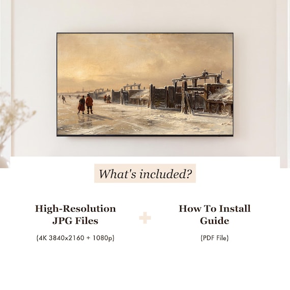 Frozen Lock Gates Samsung Frame TV Art — view 4
