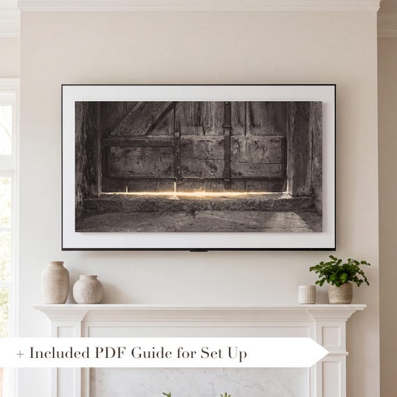 Thin Line of Light Samsung Frame TV Art — view 2