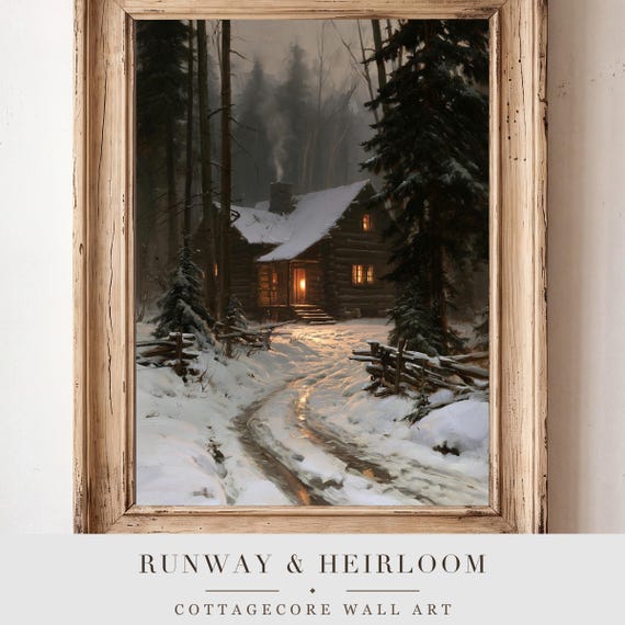 Rustic Cabin Trio Set of 3