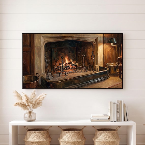 Christmas Hearth Samsung Frame TV Art — view 6