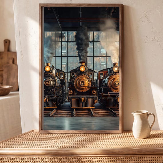 Steam Train Wall Art — view 5