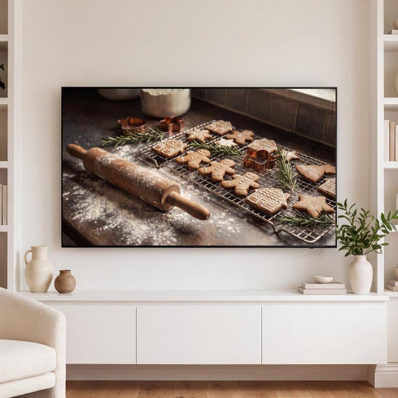 Christmas Baking Samsung Frame TV Art Bundle of 6 — view 3
