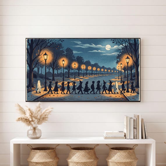 Trick or Treaters Samsung Frame TV Art — view 6