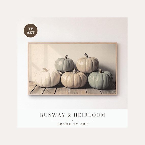 Fog Cottage Frame TV Art, Samsung Frame TV Art Muted Neutral Fall Decor, Minimalist Halloween, …
