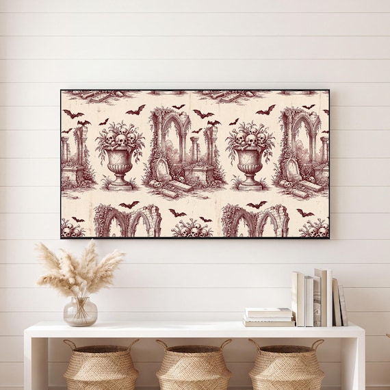 Macabre Toile Samsung Frame TV Art Bundle of 6 (4K Digital Download) — view 6