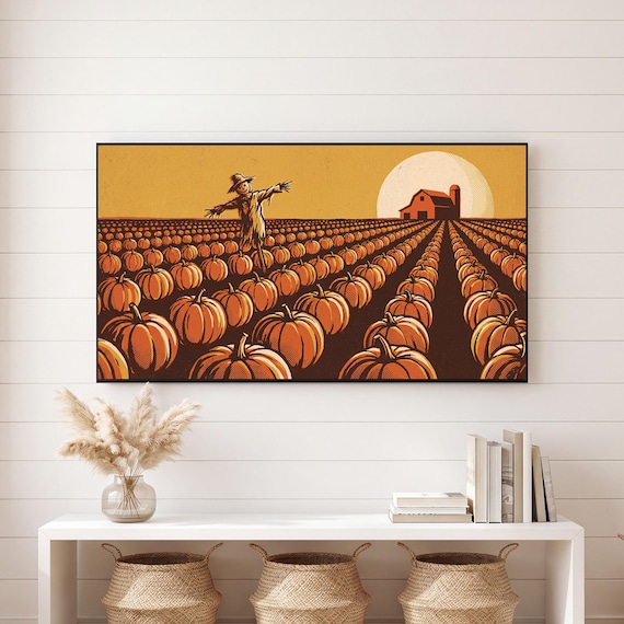 Pumpkin Harvest Samsung Frame TV Art Bundle of 6 (4K Digital Download) — view 6