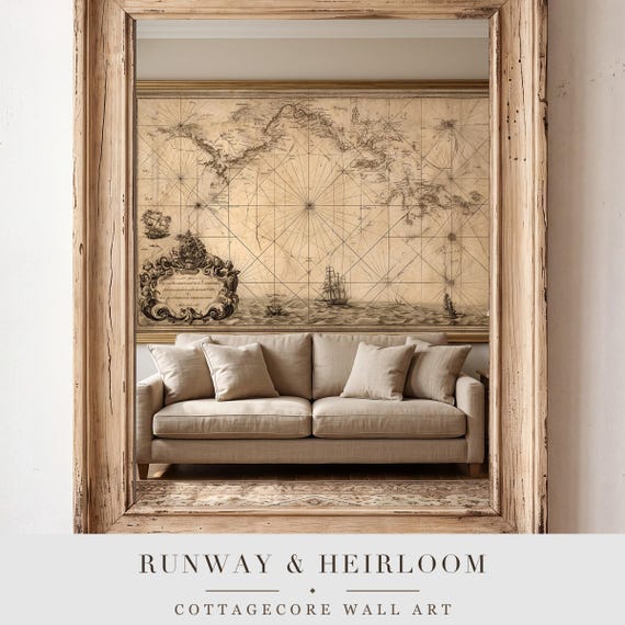 Antique Nautical Chart Printable