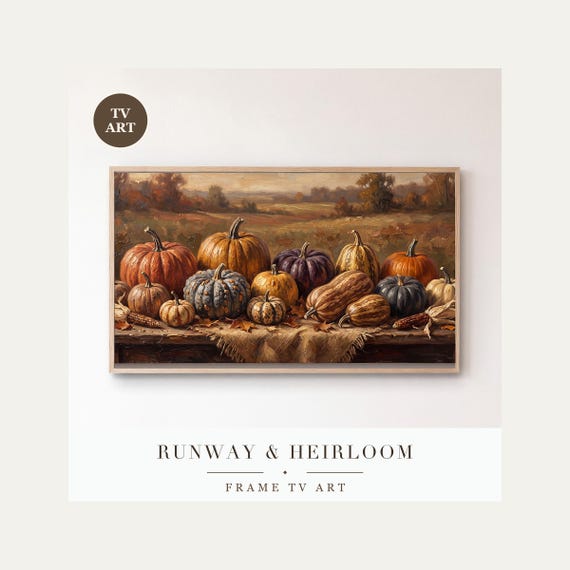 Heirloom Pumpkins Samsung Frame TV Art