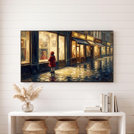 Child at the Window Samsung Frame TV Art — view 6