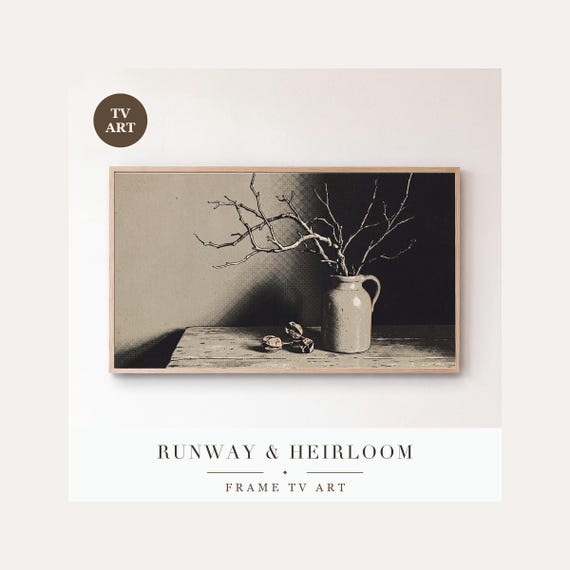 Neutral Heirloom Pumpkins Frame TV Art, Samsung Frame TV Art Muted Fall Decor, Minimalist Hallo…