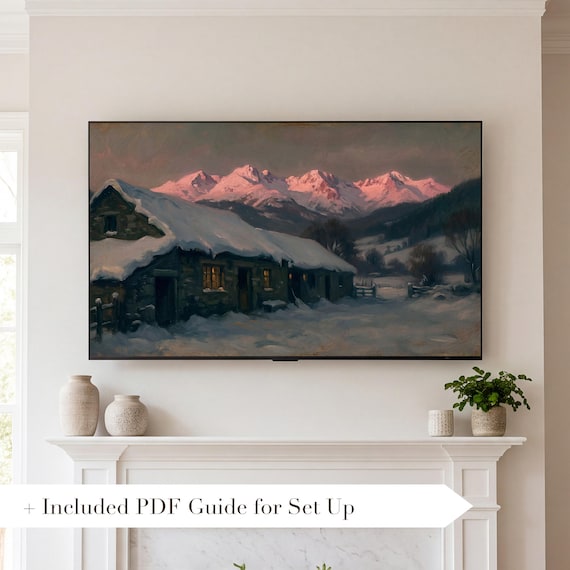 Alpine Byre Samsung Frame TV Art — view 2
