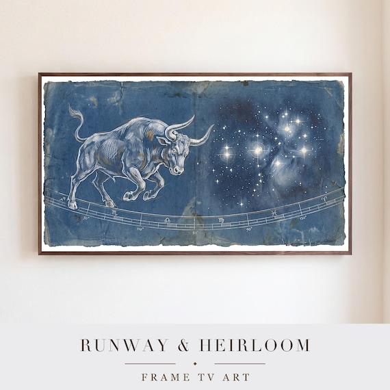 Pleiades Star Chart Samsung Frame TV Art — view 5