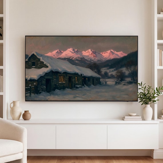 Alpine Byre Samsung Frame TV Art — view 3