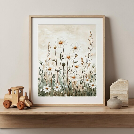 Daisy Nursery Wall Art — view 3