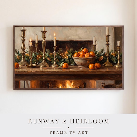Candlesticks and Clementines Samsung Frame TV Art — view 5
