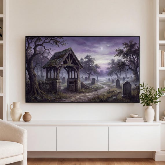 Cemetery Lych Gate Samsung Frame TV Art — view 3