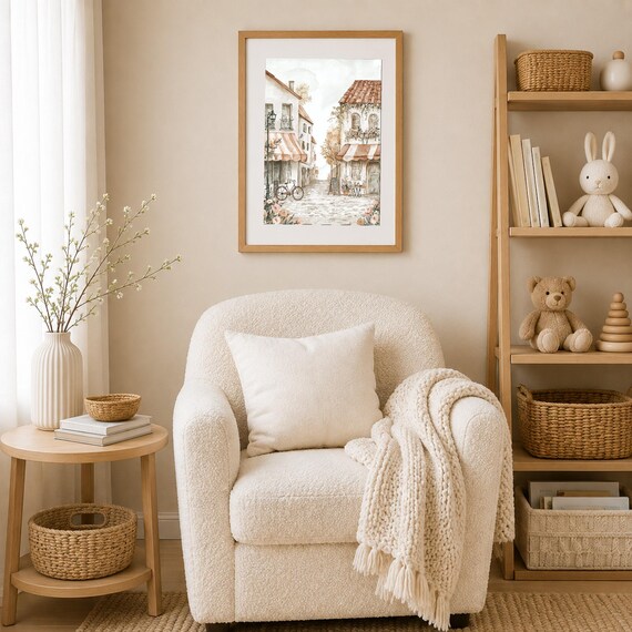 Paris Cafe Nursery Wall Art — view 4