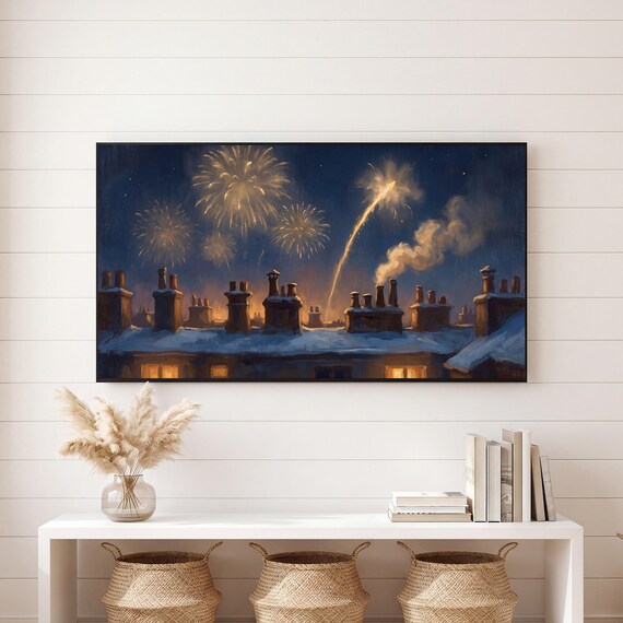 Rocket Trail Samsung Frame TV Art — view 6