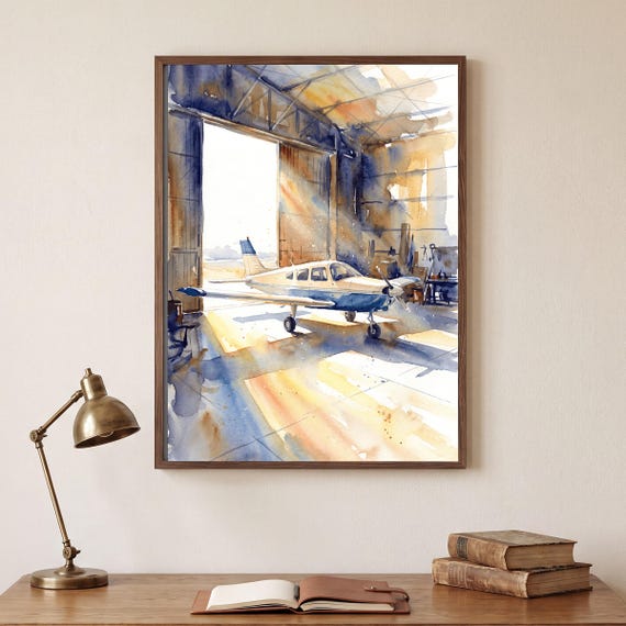 Open Hangar Morning Print — view 2