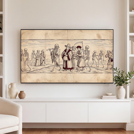 Skeletons and Merchants Samsung Frame TV Art — view 3