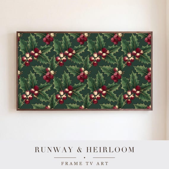 Christmas Botanical Samsung Frame TV Art Bundle of 6 — view 5