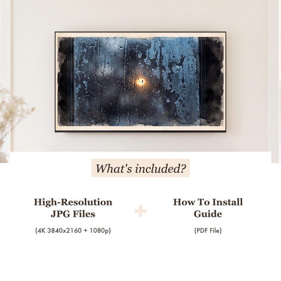 Frost and Rain Samsung Frame TV Art — view 4