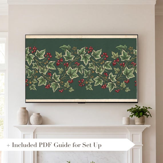 Trailing Ivy Samsung Frame TV Art — view 2