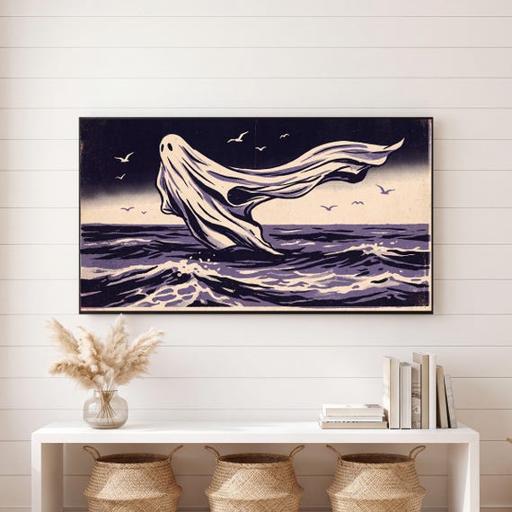 Three Ghosts Samsung Frame TV Art — view 6