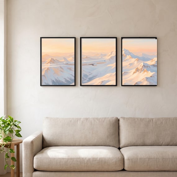 Over the Range Triptych Set of 3