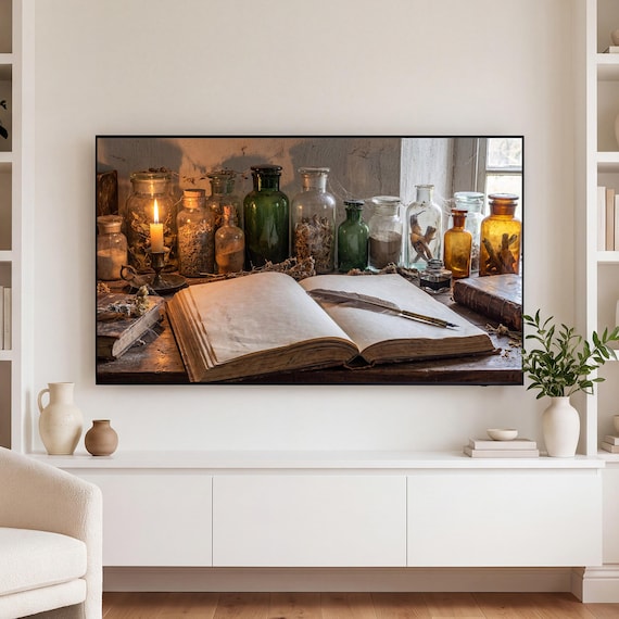 Ledger and Quill Samsung Frame TV Art — view 3
