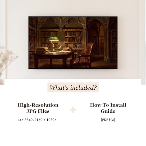 Reading Table Samsung Frame TV Art — view 4