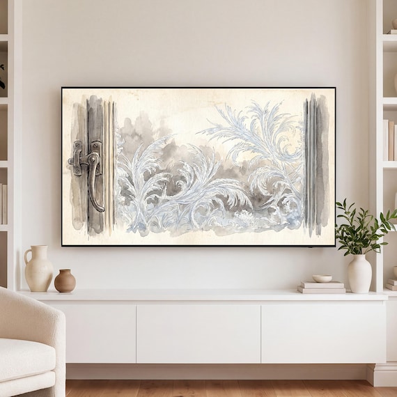 Cottage Casement Samsung Frame TV Art — view 3