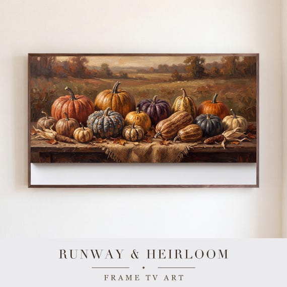 Heirloom Pumpkins Samsung Frame TV Art — view 5