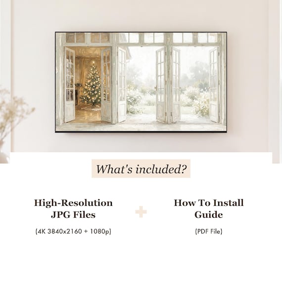 Conservatory Doors Samsung Frame TV Art — view 4