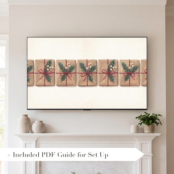 Pine and Parcels Samsung Frame TV Art — view 2