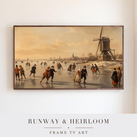 Ice Skaters Samsung Frame TV Art Bundle of 6 — view 5