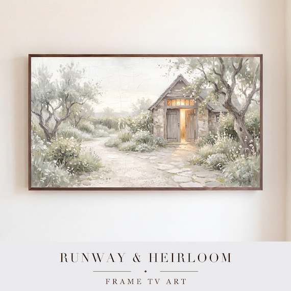 Garden Path at Dusk Samsung Frame TV Art — view 5