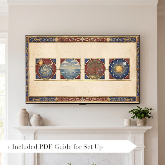 12 Days of Christmas Samsung Frame TV Art Bundle of 6 (4K Digital Download) — view 2