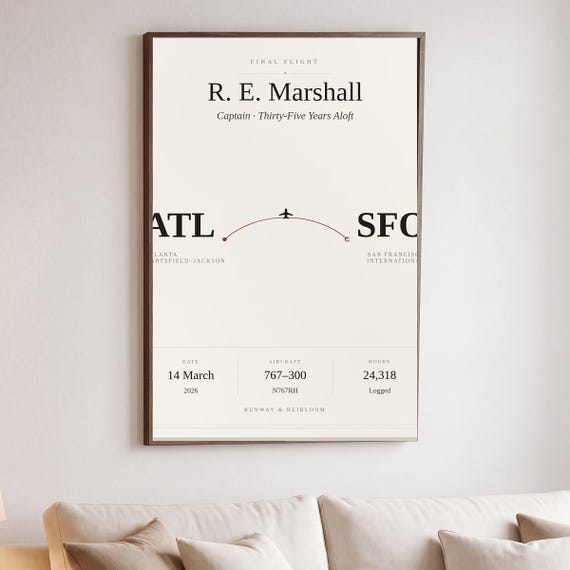 Pilot Retirement Gift Personalized — view 6